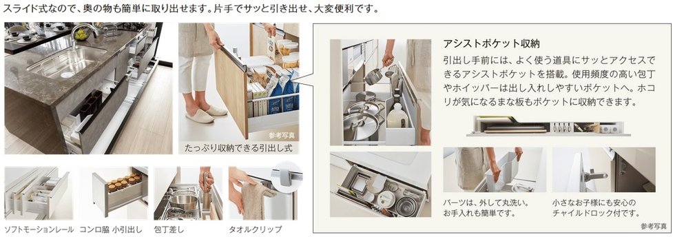 スライドストッカー収納
