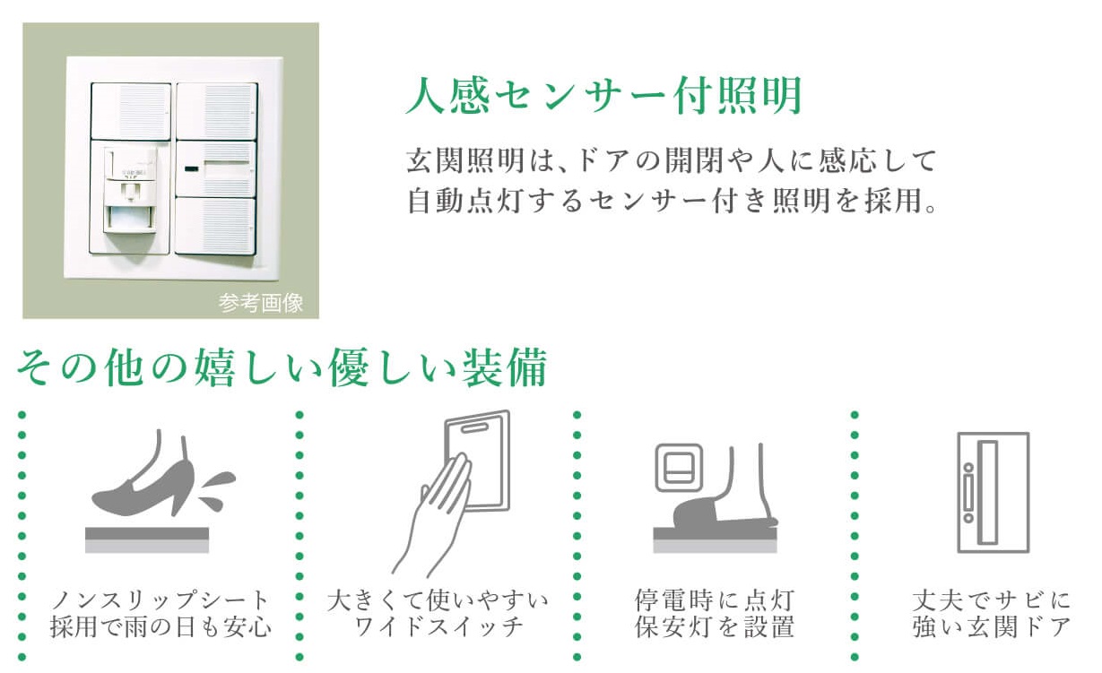 人感センサー付照明