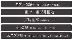 快適で安心な暮らしを築く、強固な基本構造