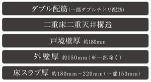 快適で安心な暮らしを築く、強固な基本構造