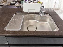 センターポケット付サイレントシンク