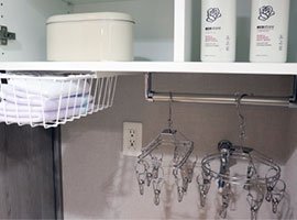 洗濯機上吊戸棚