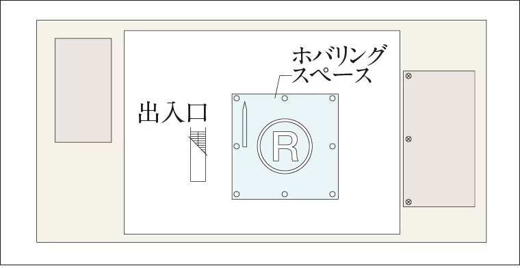 ヘリコプターホバリングスペース