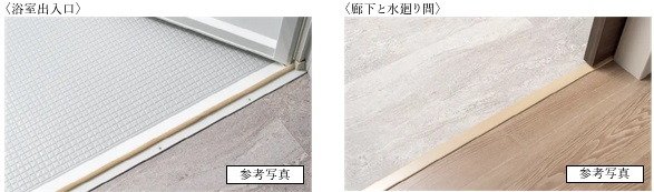 安全な暮らしに配慮したバリアフリー設計。
フラットフロア仕様