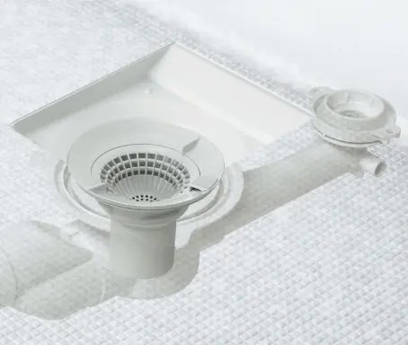 お掃除ラクラク排水口
(抗菌・防カビ仕様)