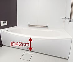 出入りがしやすい
ユニットバス