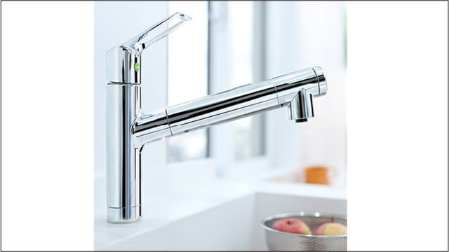 シングルレバー浄水器内蔵混合水栓