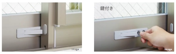 窓の開口幅を制限する換気用ストッパー