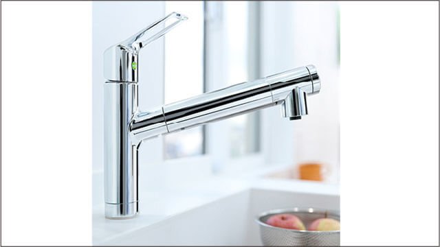 シングルレバー浄水器内蔵混合水栓