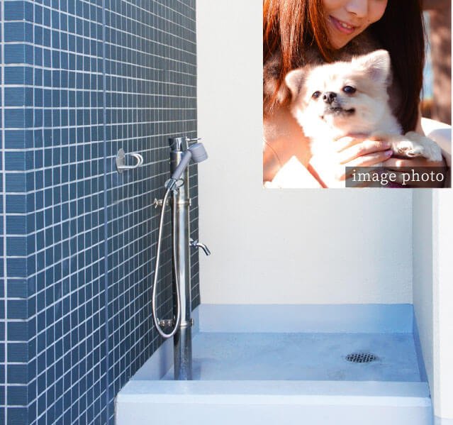 ペット飼育※とペット足洗い場