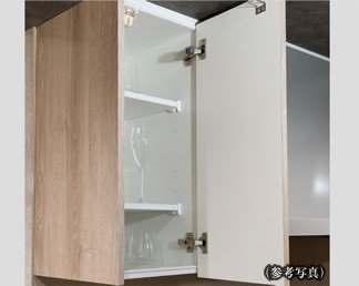 耐震ラッチ付吊戸棚