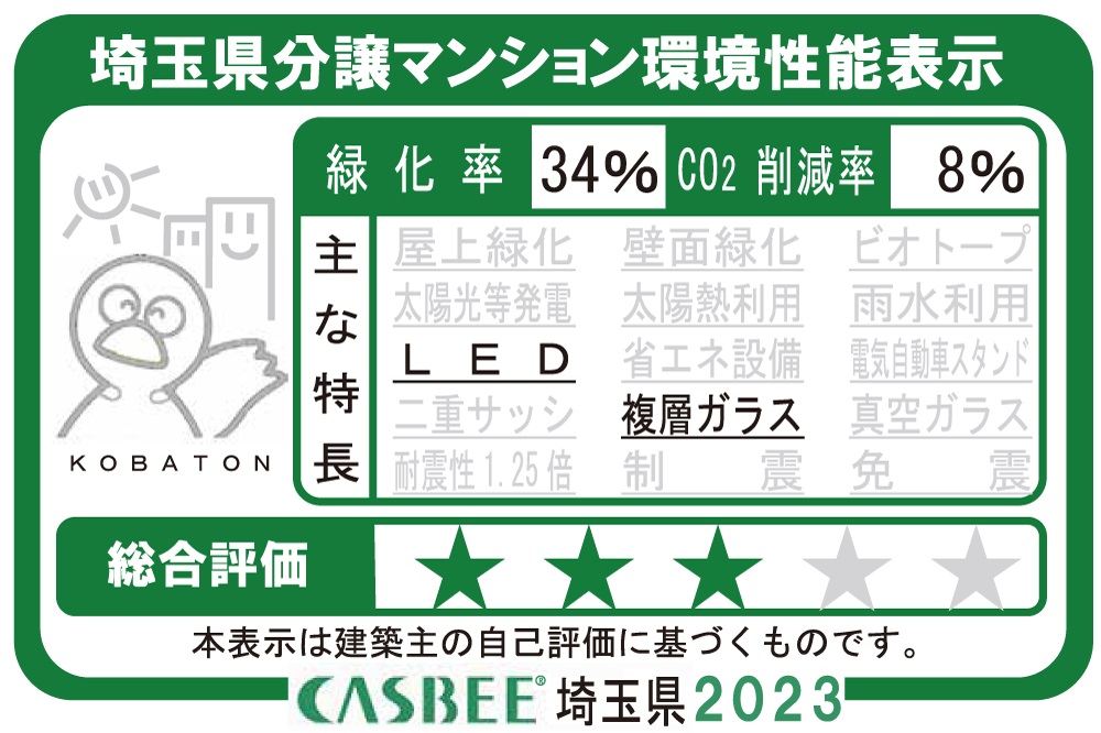 埼玉県分譲マンション環境性能表示