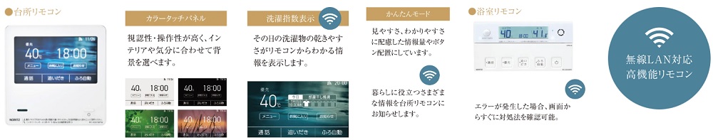 ワンタッチで便利なオートバス