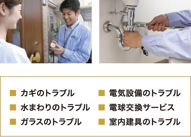 駆け付けサポート