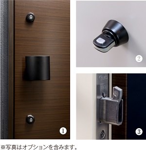 ダブルロック仕様で安心のディンプルキー