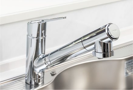 浄水機能付きハンドシャワー水栓