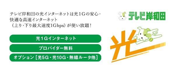 高速・大容量のインターネット《全戸 標準装備》