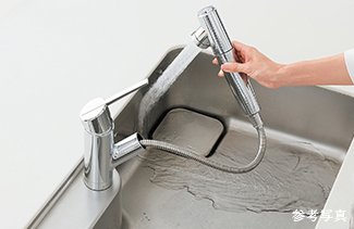 浄水器一体型シャワー混合水栓
