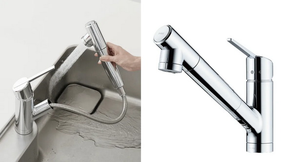 浄水器一体型混合水栓(タカギ製)