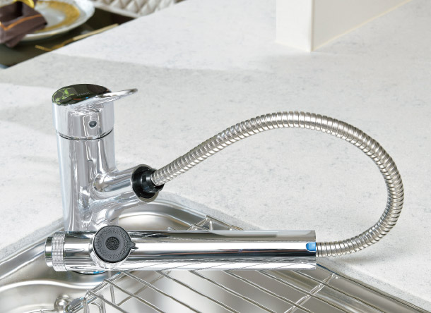 浄水器一体型シングルレバー
混合シャワー水栓