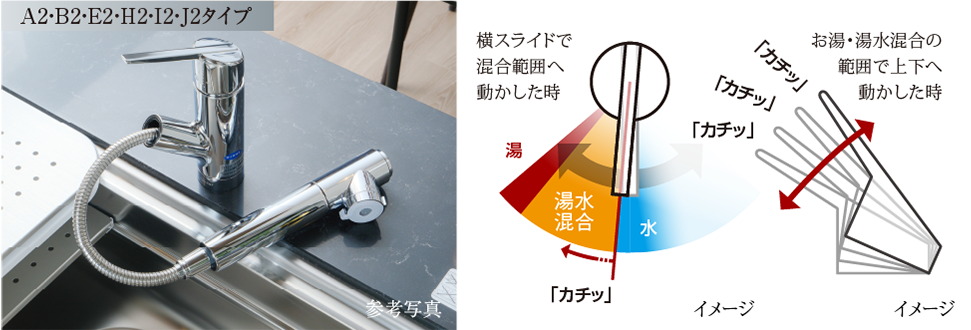 浄水機能付シャワー水栓（節湯タイプ）