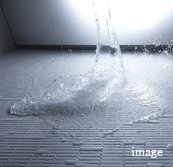 お掃除ラクラク
フラッグストーンフロア