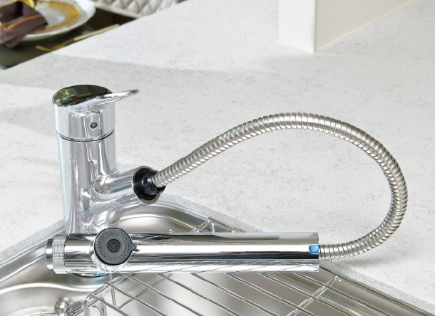 浄水器一体型シングルレバー
混合シャワー水栓
