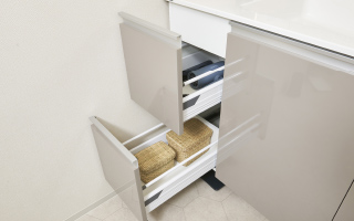 洗面スライド収納