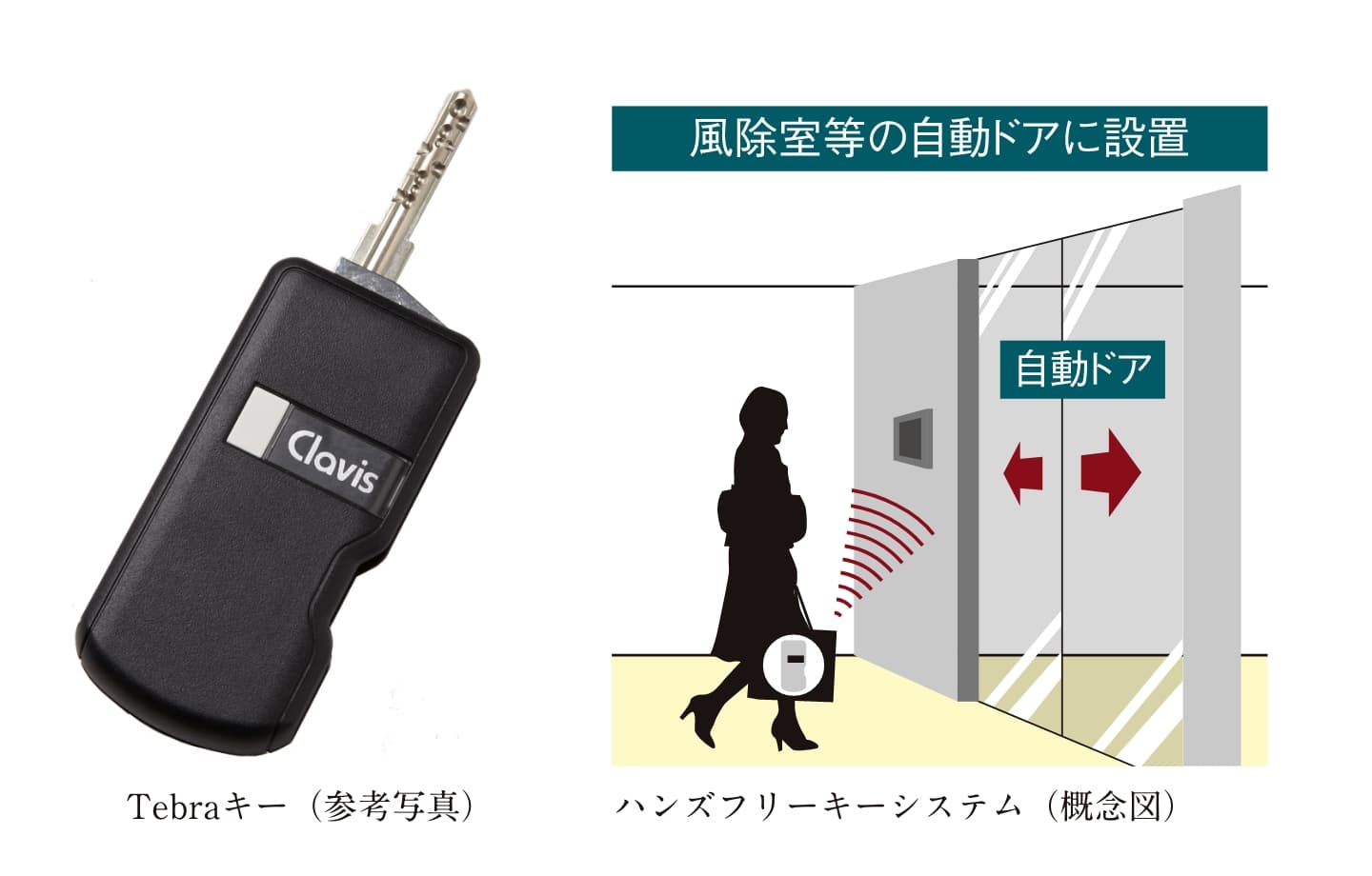 ハンズフリーセキュリティシステム
「Tebra pass(テブラパス)」