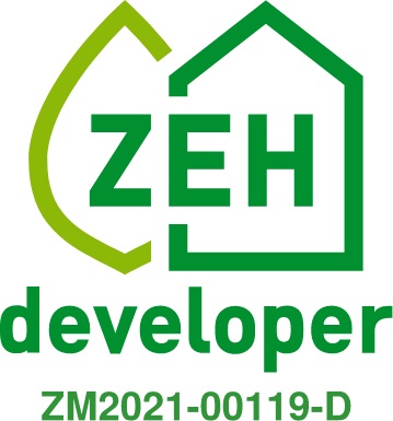 環境への配慮と経済的な暮らしが両立する、「ZEH-M Oriented」を取得。