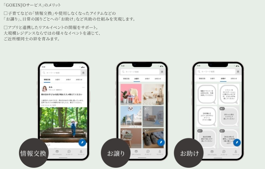 人と人がつながるコミュニティプラットホーム「GOKINJYOサービス」導入