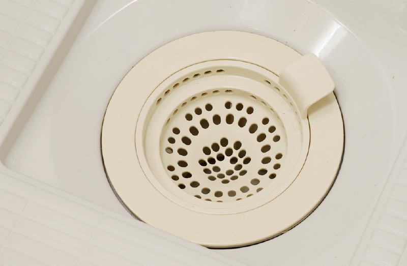 お手軽にお手入れできる排水口