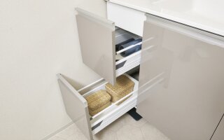 洗面スライド収納