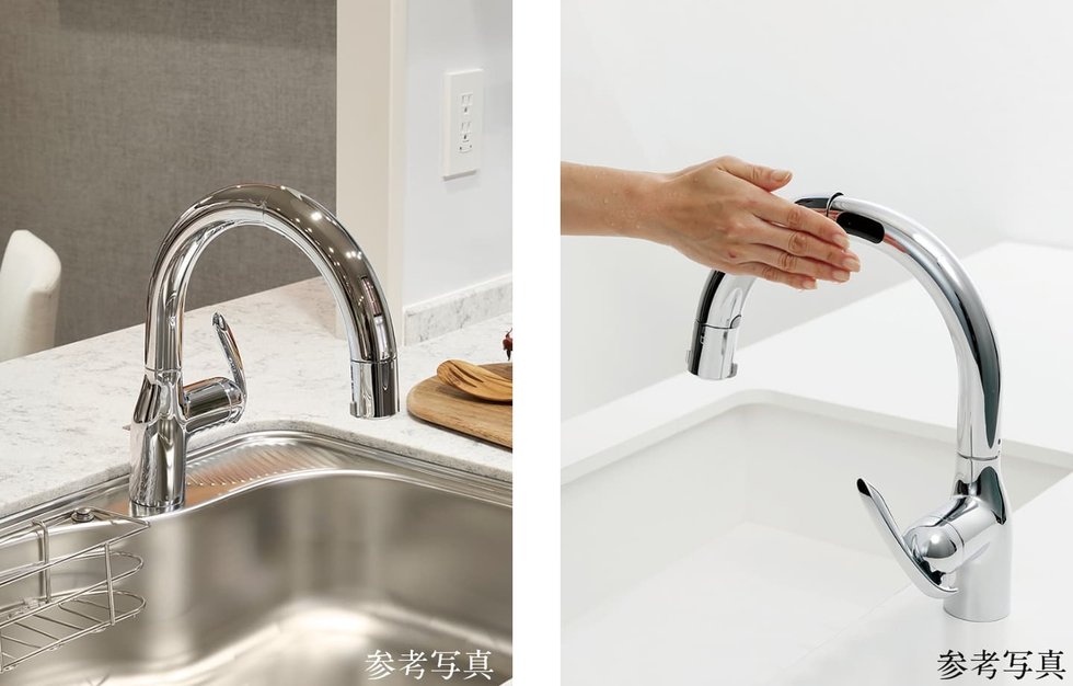タッチレス機能付浄水器一体型複合水栓