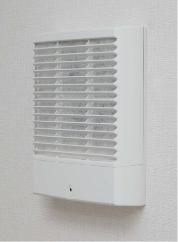 レンジフード連動給気電動シャッター