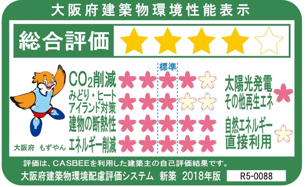大阪府建築物環境性能表示