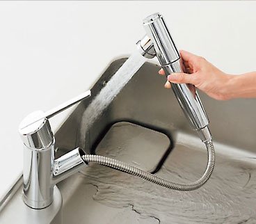 浄水器内蔵ハンドシャワー水栓
