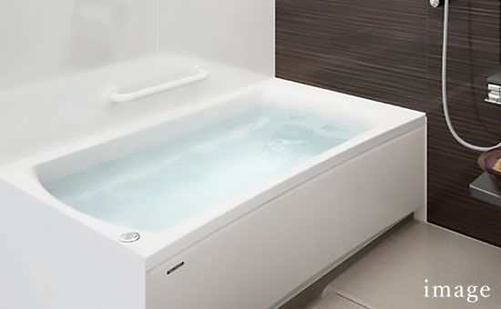 スイッチひとつでお湯はり、追い焚き、保温・たし湯まで自動的に行なうフルオートバスを採用。