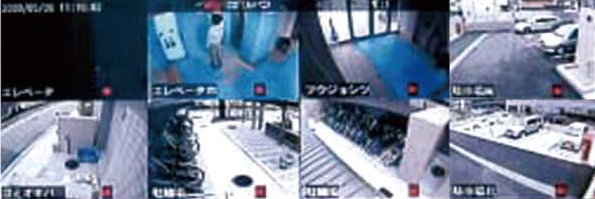 防犯モニターを設置