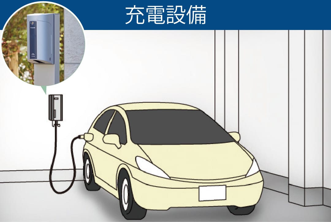 電気式電気自動車用充電設備(200V)