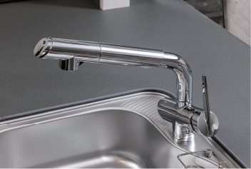 浄水器一体型シャワー水栓