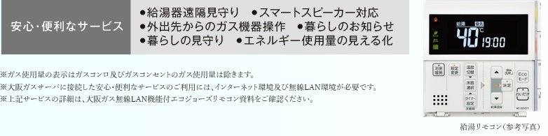 無線LAN機能付きエネルックリモコン