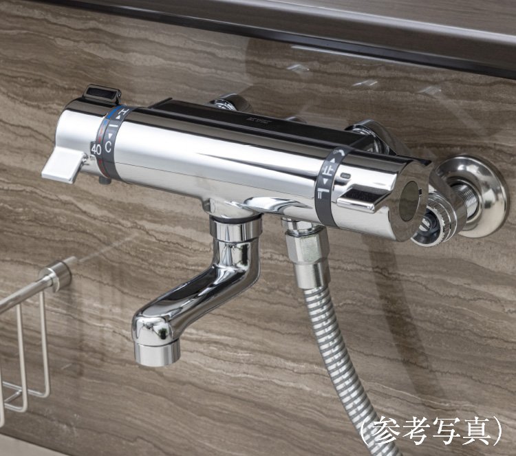 サーモスタット付混合水栓&浴室カウンター