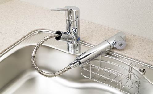 浄水器一体型節湯
C1ハンドシャワー水栓