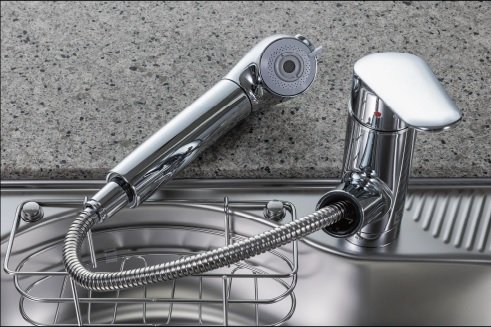 浄水器一体型シングルレバー水栓