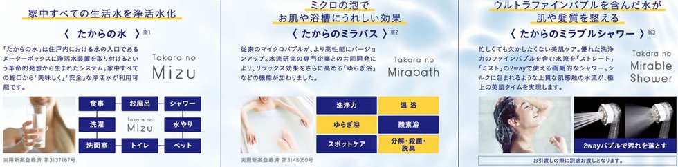 自宅で毎日、エステ気分
タカラレーベンオリジナルのウォーターシステム【 ルイックプロジェクト】