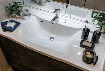 ボウル一体型カウンター