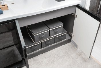 洗面ボウル下収納