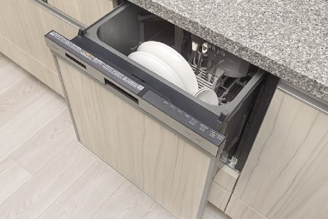 スライド式食器洗い乾燥機