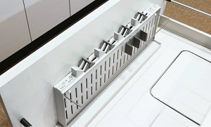 チャイルドロック付き包丁差し
